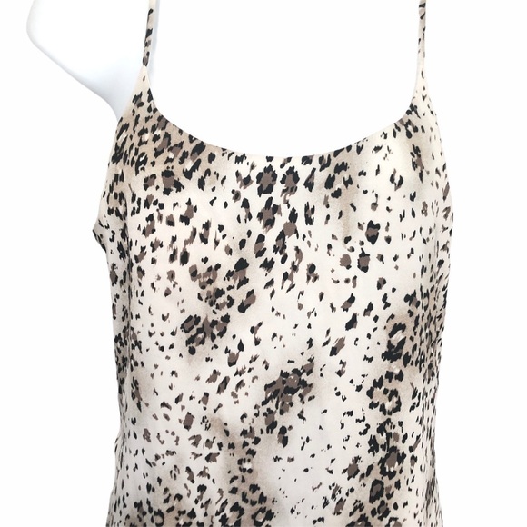 ALICE+OLIVIA Russell Safari spaghetti strap mini slip animal print dress size XS - Picture 5 of 9